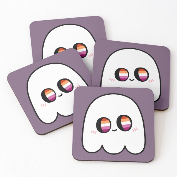 Item preview, Les-Boo – Kawaii Lesbian Ghost LGBTQ Halloween designed and sold by Cannaxes Studio.