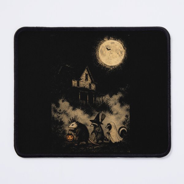 Item preview, Vintage Opossum Halloween Funny Possum Pumpkin Spooky Moon designed and sold by HokutoKaiStore.