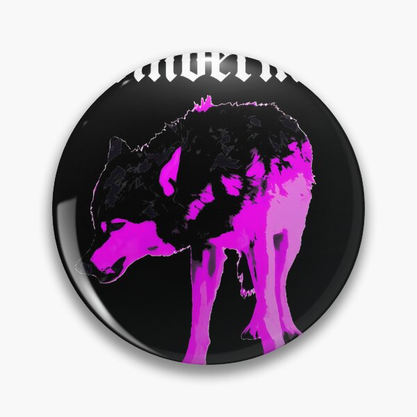 Item preview, Grindermans Wolf Gothic Cyberpunk Neon  designed and sold by XanDuriCatcute.