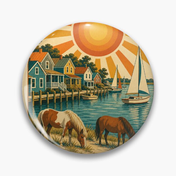 Item preview, Beaufort NC USA Travel Souvenir Stamp Art designed and sold by VisualArtsOasis.