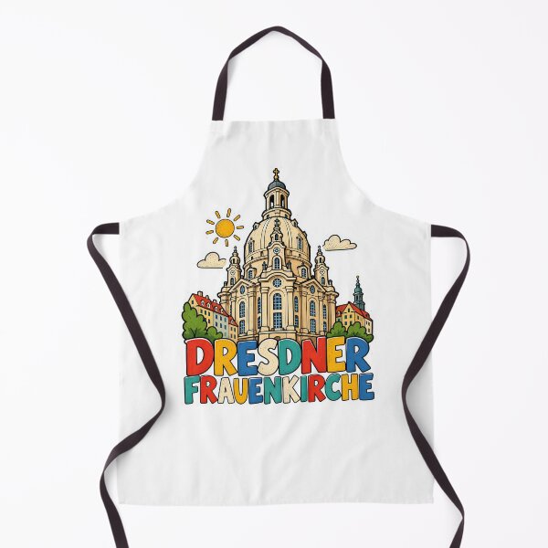 Item preview, Dresden Frauenkirche – Colorful German Baroque Landmark Comic Art designed and sold by Earth Celebration Designs.