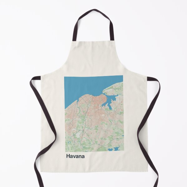 Item preview, Havana Minimalistic Map Art designed and sold by MapsNerd.