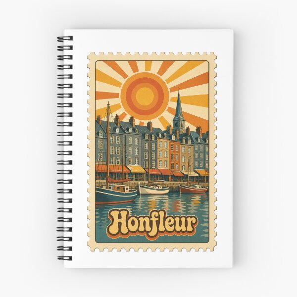 Item preview, Honfleur France Travel Souvenir Stamp Art designed and sold by VisualArtsOasis.
