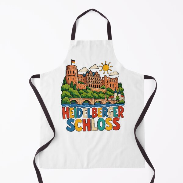 Item preview, Heidelberg Castle – Colorful German Romantic Ruins Comic Art designed and sold by Earth Celebration Designs.
