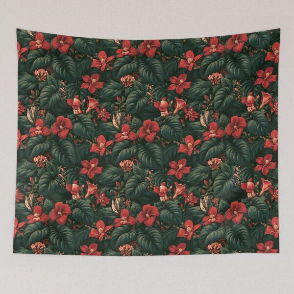 Item preview, Soft Pothos Print  - Flower Garden Pattern - Christmas Gift Baskets designed and sold by RoyalStarsPatts.