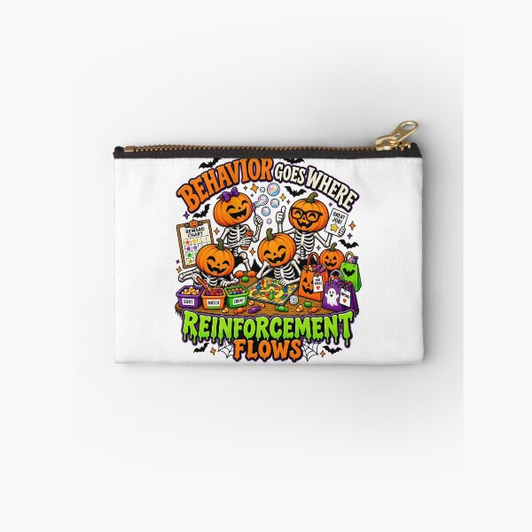 Item preview, Halloween Positive Reinforcement Pumpkin Skeleton Teacher designed and sold by Rtcraftani.