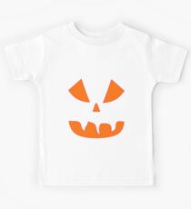Halloween Kürbisgesicht Kinder T-Shirt