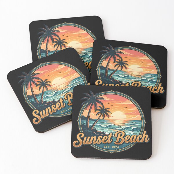 Item preview, Sunset Beach Tropical Vacation Beach Lover designed and sold by w66aboo.