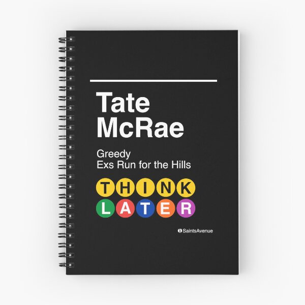 Item preview, Think Later Tate McRae Subway Sign - Trendy Subway style - New York designed and sold by SaintsAvenue.