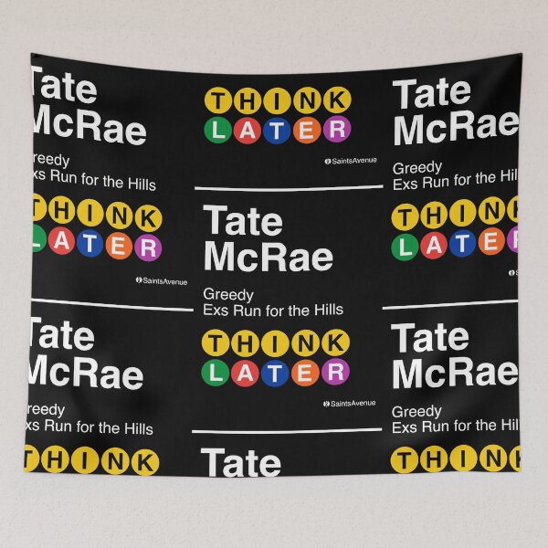 Item preview, Think Later Tate McRae Subway Sign - Trendy Subway style - New York designed and sold by SaintsAvenue.