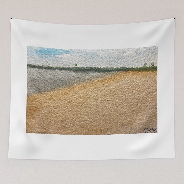 Item preview, Rockport Beach Texas Watercolor Landscape designed and sold by BirdandaBrush.