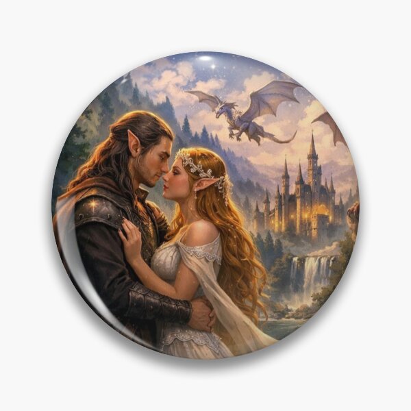 Item preview, Romantic Fantasy Love – Dragons, Books & Enchanted Kingdom designed and sold by RominaArce.