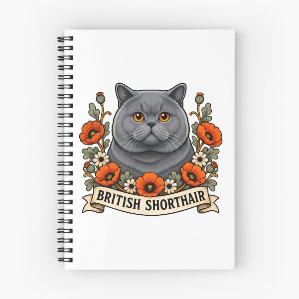 Item preview, British Shorthair Cat Poppy Tattoo Art designed and sold by Old's Cool Cat Studio.