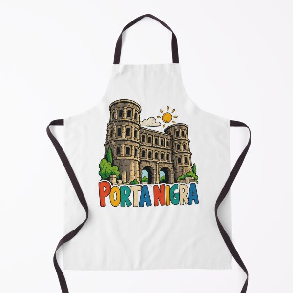 Item preview, Porta Nigra Trier – Colorful Roman Landmark Germany Comic Art designed and sold by Earth Celebration Designs.