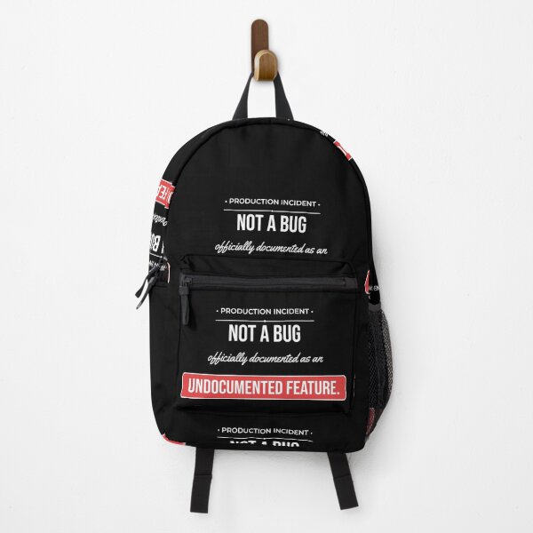 Item preview, Not A Bug Undocumented Feature Funny Coding Meme designed and sold by Life&Art.