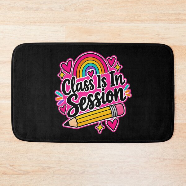 Item preview, class is in session teacher educate rainbow pencil  designed and sold by OCD_JESSICA.