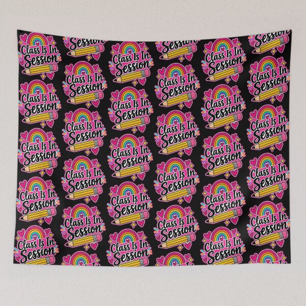 Item preview, class is in session teacher educate rainbow pencil  designed and sold by OCD_JESSICA.