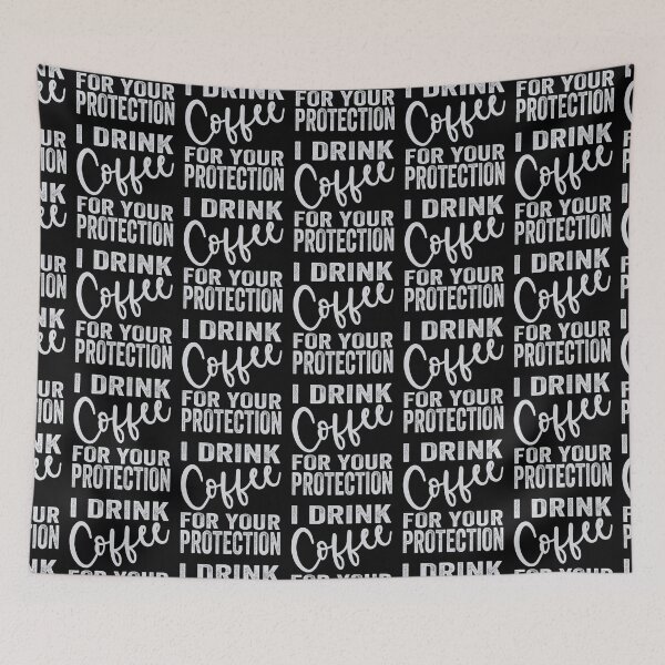 Item preview, I Drink Coffee for your Protection designed and sold by aponwao.