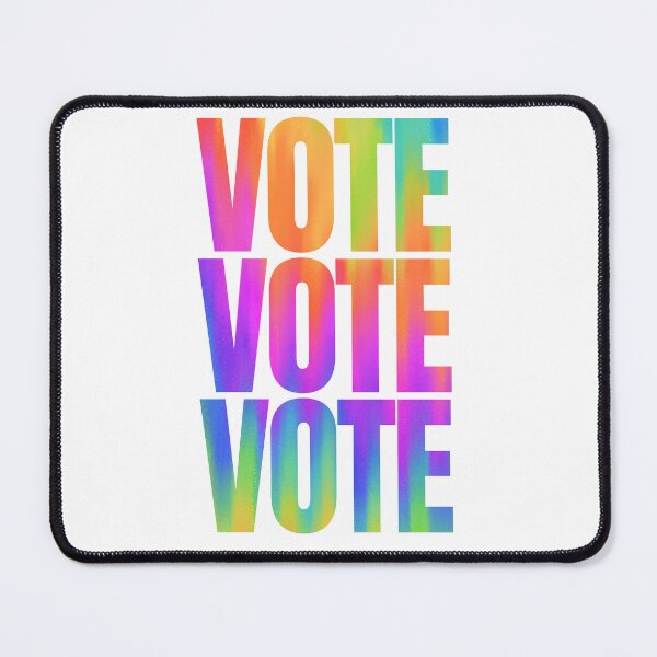 Item preview, Rainbow vote vote vote designed and sold by happymoon03.
