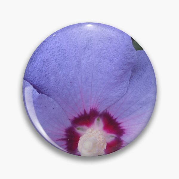 Item preview, Blue Hibiscus Flower Symmetry, Botanical Macro Photography designed and sold by PrettyAround.