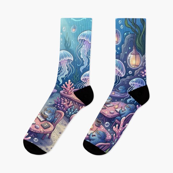Item preview, Bioluminescent Jellyfish Underwater Cafe designed and sold by Herodestroyer.
