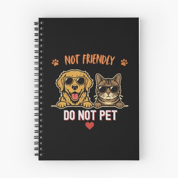 Item preview, Not Friendly Do Not Pet Dog Cat Warning Pet Owner Reactive Animal  designed and sold by w66aboo.