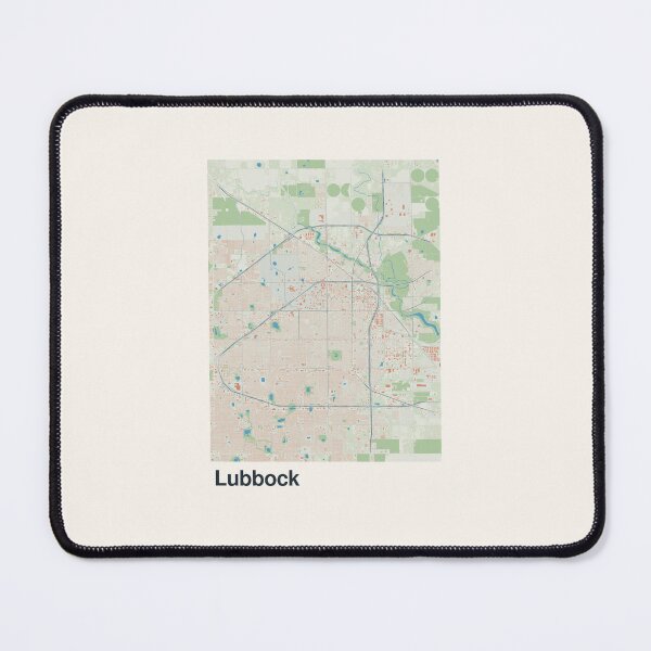 Item preview, Lubbock Minimalistic Map Art designed and sold by MapsNerd.