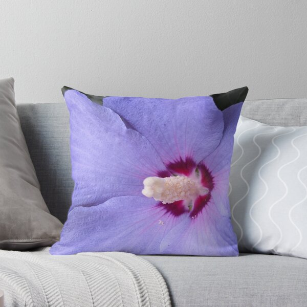 Item preview, Blue Rose of Sharon Flower Centre, Macro Botanical Photography designed and sold by PrettyAround.