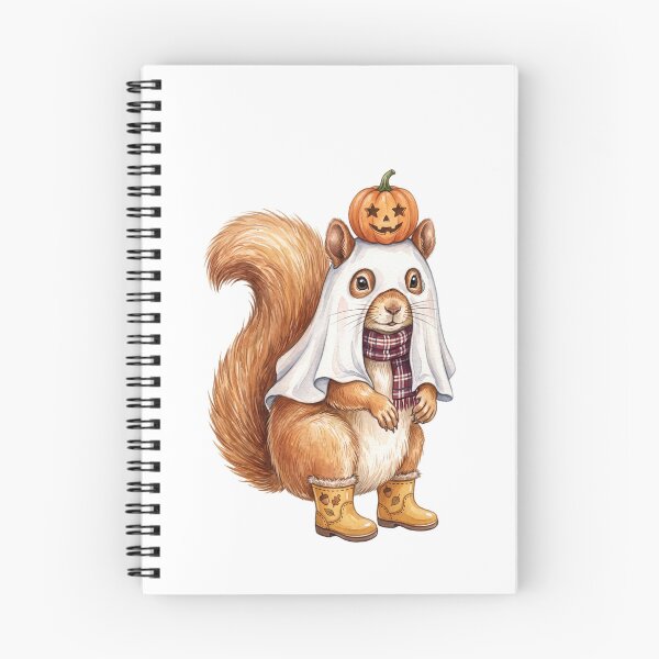 Item preview, Pumpkin Squirrel Ghost designed and sold by Roy & Tiffany.