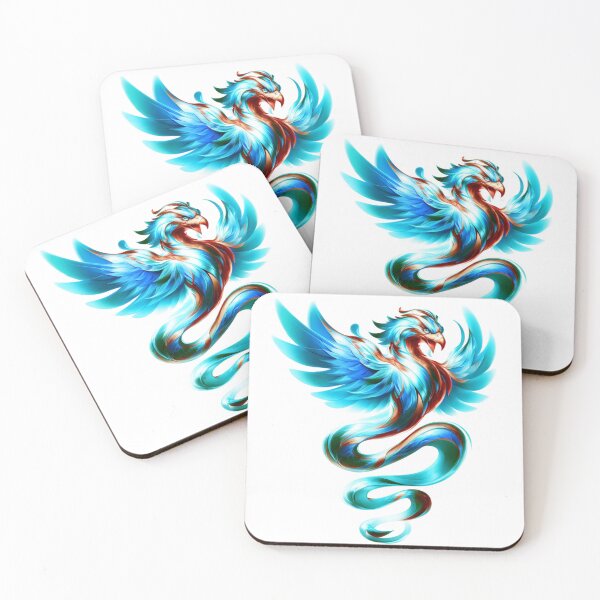 Item preview, Azure Phoenix Serpent  designed and sold by Witty-Weary.