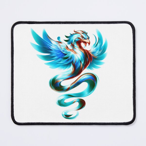 Item preview, Azure Phoenix Serpent  designed and sold by Witty-Weary.