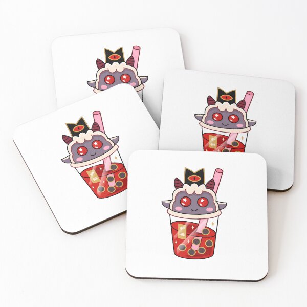 Item preview, Cute Lamb Drinking Red Bubble Tea  designed and sold by tuanteeallover.