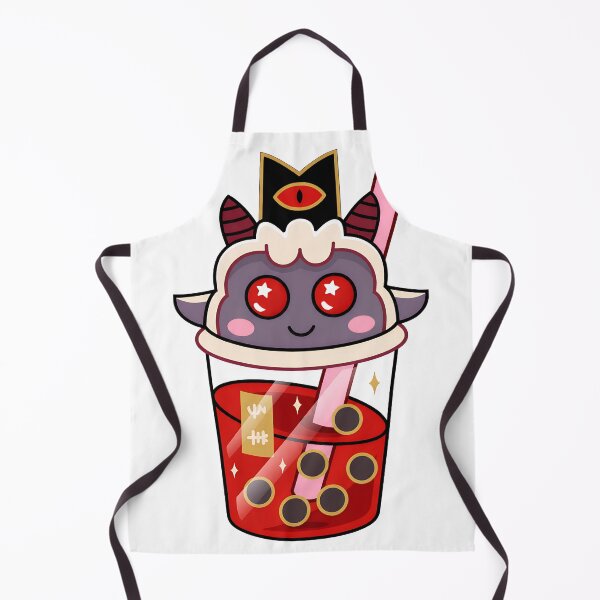 Item preview, Cute Lamb Drinking Red Bubble Tea  designed and sold by tuanteeallover.