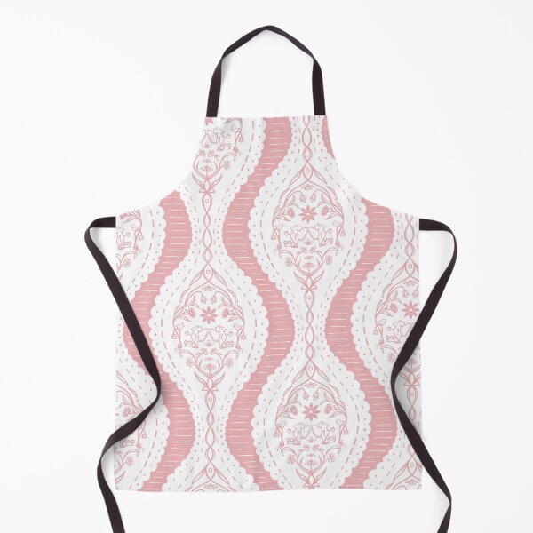 Item preview, Whimsical Pink Mouse Damask Pattern designed and sold by Flora-and-Fable.