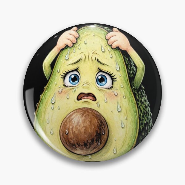 Item preview, Stressed Avocado Humor designed and sold by Turki & Tres Colores.