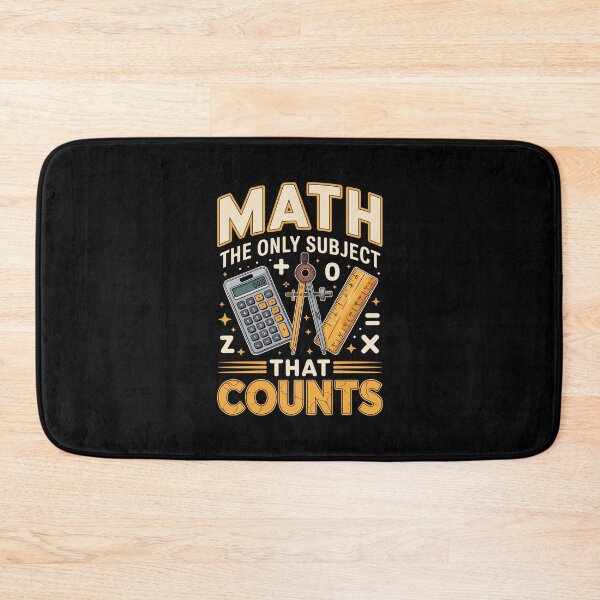 Item preview, MATH — THE ONLY SUBJECT THAT COUNTS   designed and sold by jkrphoto.