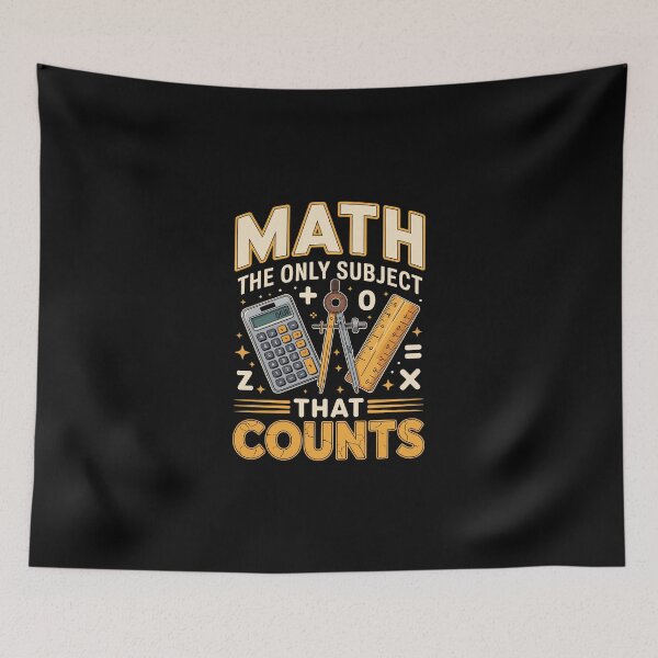Item preview, MATH — THE ONLY SUBJECT THAT COUNTS   designed and sold by jkrphoto.