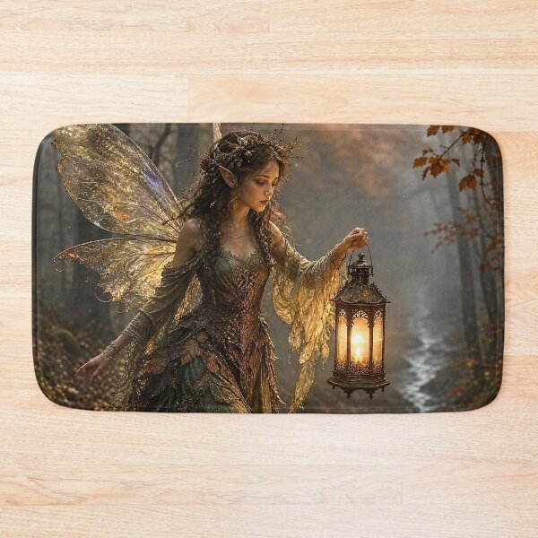 Item preview, Woodland Lantern Fairy Autumn Forest designed and sold by Storybook Botanica.