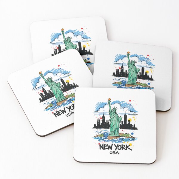 Item preview, Statue of Liberty New York USA Art Print designed and sold by Merch by Das Design Studio.