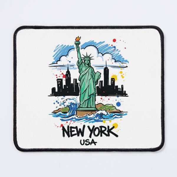 Item preview, Statue of Liberty New York USA Art Print designed and sold by Merch by Das Design Studio.