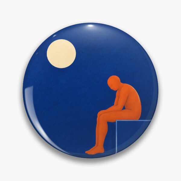Item preview, 'After Holding' — Abstract Moon Figurative Art designed and sold by Moodzu.