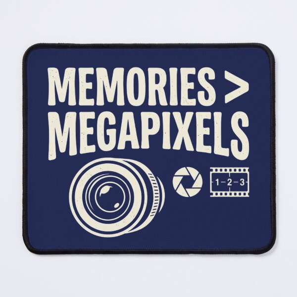 Item preview, Memories > Megapixels – Funny Photography Camera Design designed and sold by RajDeals.