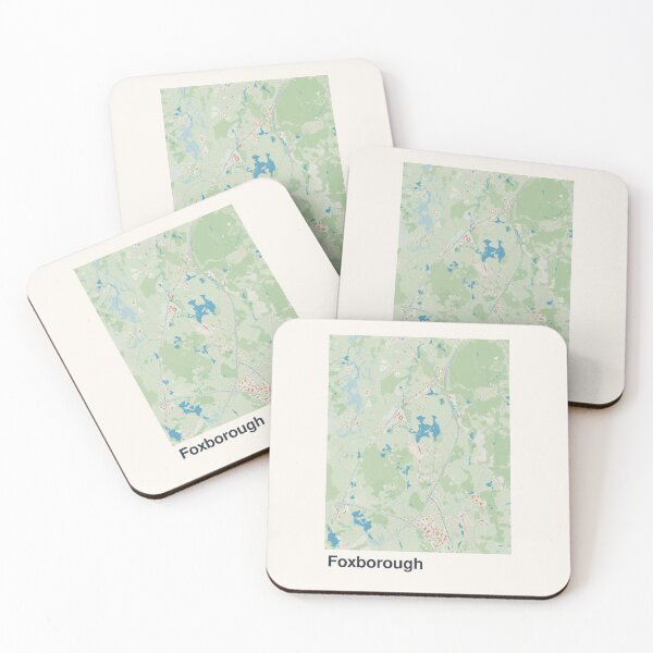 Item preview, Foxborough Minimalistic Map Art designed and sold by MapsNerd.