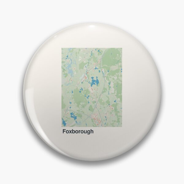 Item preview, Foxborough Minimalistic Map Art designed and sold by MapsNerd.