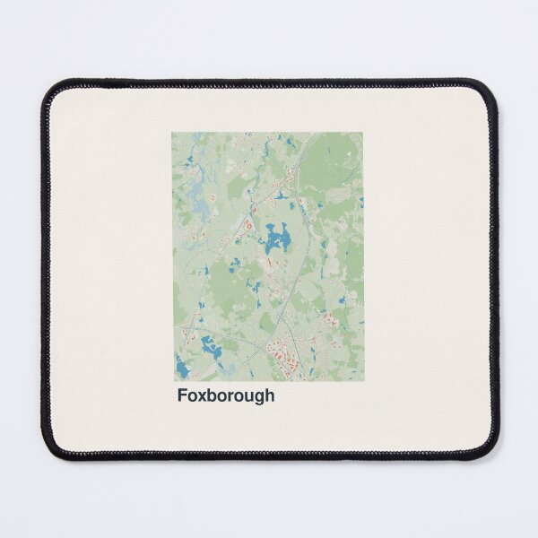 Item preview, Foxborough Minimalistic Map Art designed and sold by MapsNerd.