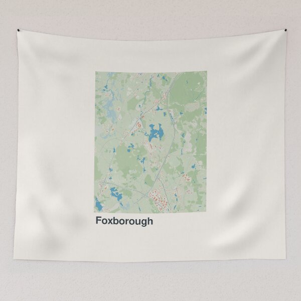 Item preview, Foxborough Minimalistic Map Art designed and sold by MapsNerd.