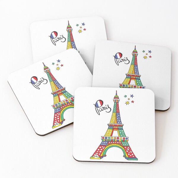 Item preview, Eiffel Tower Paris - Illustration designed and sold by Miduart.