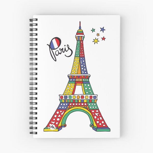 Item preview, Eiffel Tower Paris - Illustration designed and sold by Miduart.