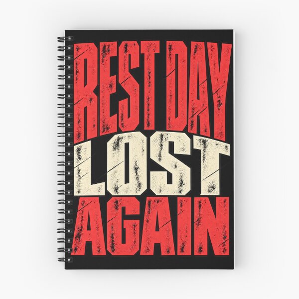 Item preview, Rest Day Lost Again – Vintage Gym Humor designed and sold by FZ Studio .