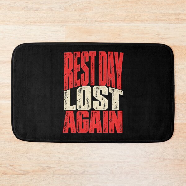 Item preview, Rest Day Lost Again – Vintage Gym Humor designed and sold by FZ Studio .